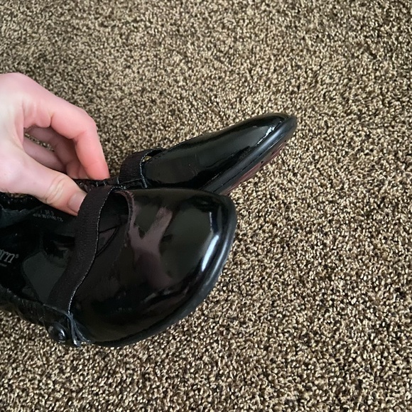 BORN Mary Jane Ballet Flats Women's 6 Black Leather Round Slip-On Comfort Shoe - Picture 6 of 6